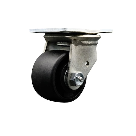 Service Caster Low Profile Glass Filled Nylon 3'' Wheel Top Plate Swivel Caster SCC-04S3175-GFNR